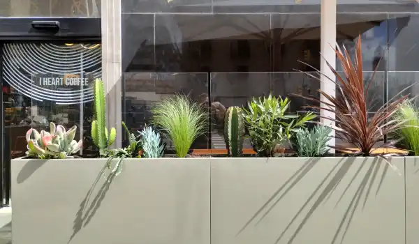 Jardineria en terrazas y bares en Barcelona